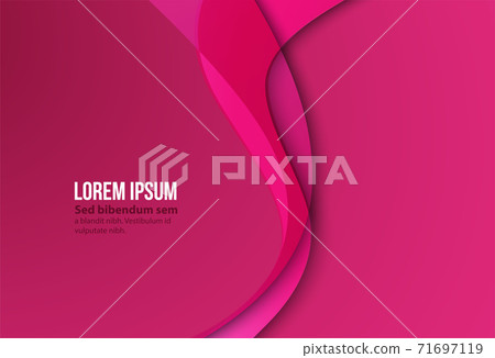 Abstract header blue pink orange wave vector design. Abstract header blue pink orange wave vector design. 71697119