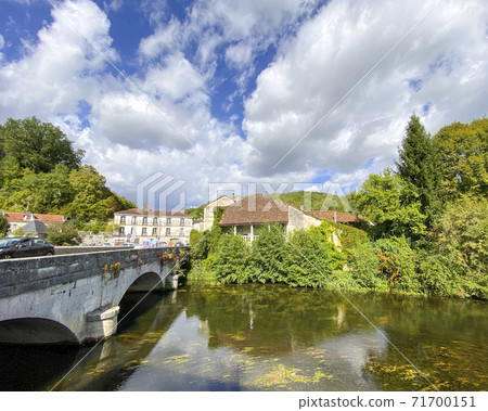 Bridge leading to the center of Brantome Bridge leading to the center of Brantome 71700151
