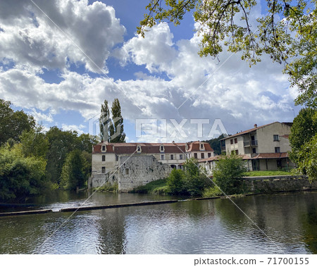 Edge of the historic center of Brantome Edge of the historic center of Brantome 71700155