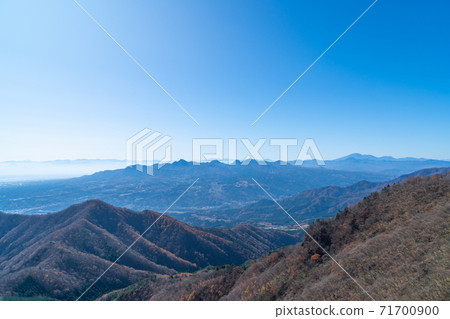 從小池山頂看的風景(群馬縣澀川市) 從小池山頂看的風景(群馬縣澀川市) 71700900