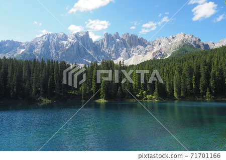 Dolomites Lake Karersee 71701166