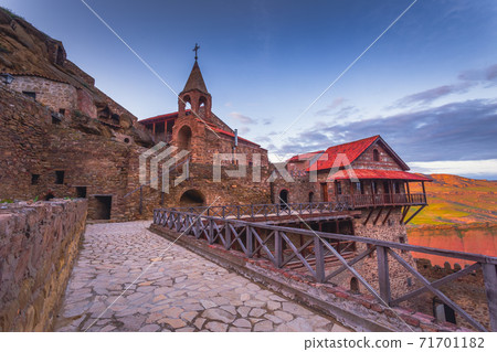 David Gareja cave monastery. Kakhetia, Georgia, Caucasus mountains. 71701182