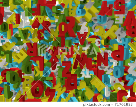 Lots of colorful 3D characters Lots of colorful 3D characters 71701952