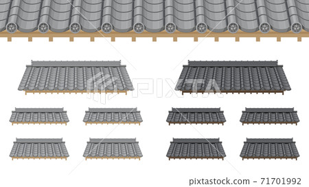 瓦屋頂圖集_日式素材 71701992