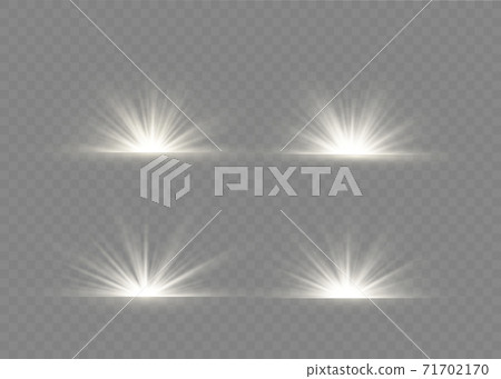 White sun rays. 71702170