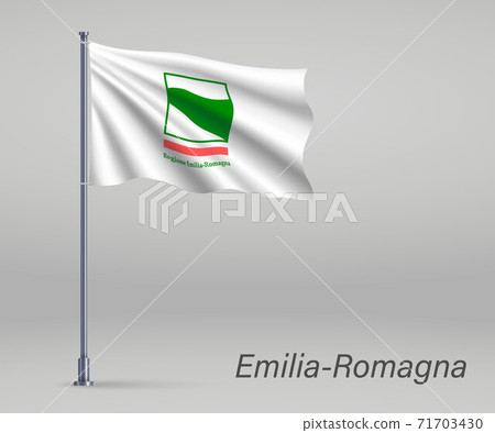 AZ FLAG Tischflagge Emilia – 21x14 Cm, 100D Polyester, Mit Schwarzem Sockel