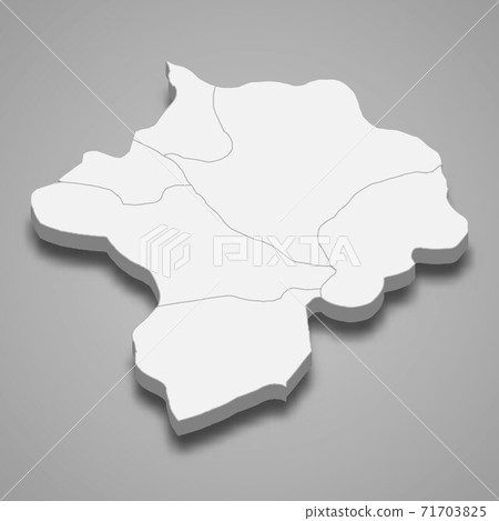 3d isometric map of Nigde is a province of Turkey 3d isometric map of Nigde is a province of Turkey 71703825