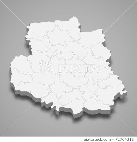 3d isometric map of Vinnytsia oblast is a region of Ukraine 3d isometric map of Vinnytsia oblast is a region of Ukraine 71704318