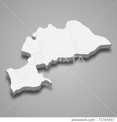 3d isometric map of Karaman is a province of Turkey 3d isometric map of Karaman is a province of Turkey 71704387