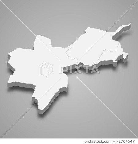3d isometric map of Basel Stadt is a canton of Switzerland 71704547