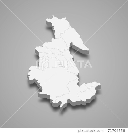 3d isometric map of Ayacucho is a region of Peru 3d isometric map of Ayacucho is a region of Peru 71704556