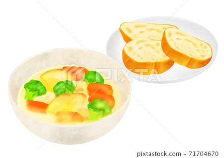 Stew French bread 71704670