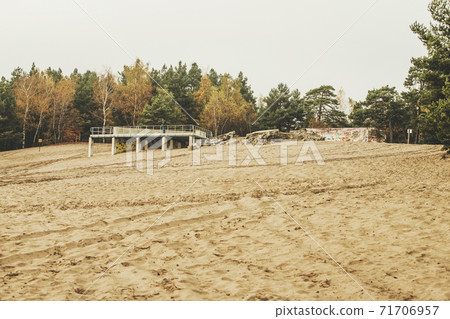 Bledow desert (pustynia bledowska) biggest sand desert in Silesia region in Poland 71706957