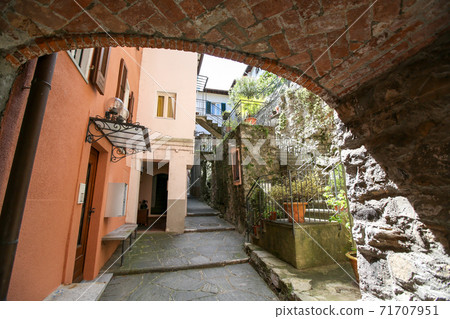 Switzerland Lugano Lake Lugano Gandria Village Switzerland Lugano Lake Lugano Gandria Village 71707951