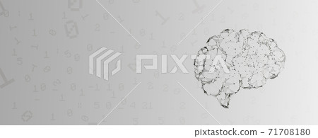 Abstract Artificial intelligence. Cloud computing. Machine learning. Technology web background. Virtual concept Abstract Artificial intelligence. Cloud computing. Machine learning. Technology web background. Virtual concept 71708180