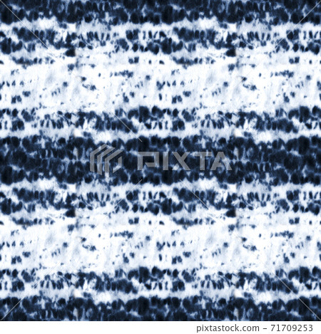 Tie dye shibori seamless pattern. Watercolour abstract texture. 71709253