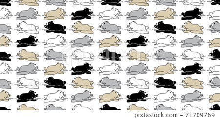 Bear seamless pattern polar bear vector swimming scarf isolated teddy cartoon tile wallpaper repeat background illustration doodle design Bear seamless pattern polar bear vector swimming scarf isolated teddy cartoon tile wallpaper repeat background illustration doodle design 71709769