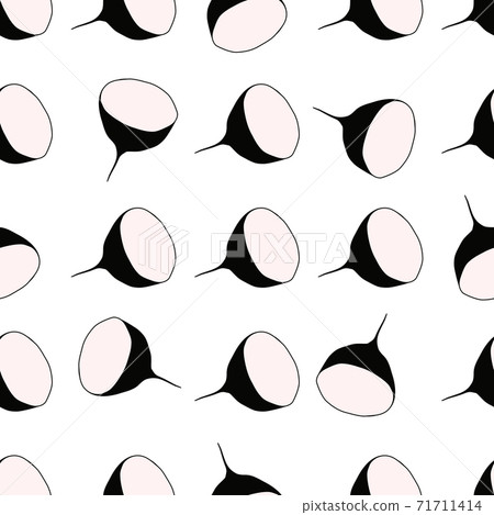 Illustration on theme of bright pattern black radish Illustration on theme of bright pattern black radish 71711414
