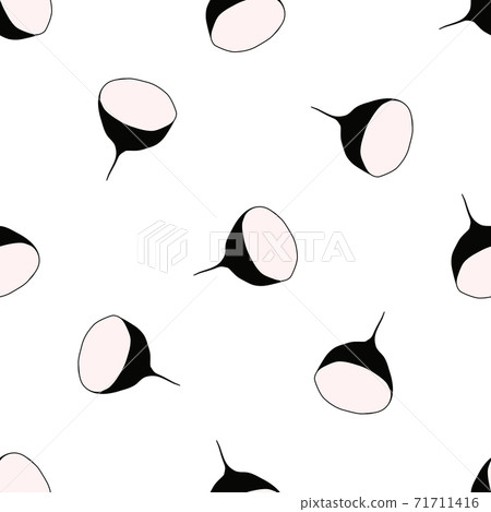Illustration on theme of bright pattern black radish Illustration on theme of bright pattern black radish 71711416