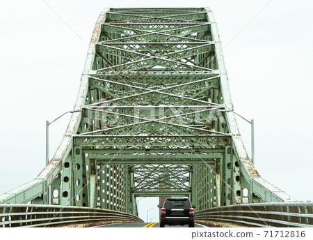 Driving up the Robert Moses bridge Driving up the Robert Moses bridge 71712816