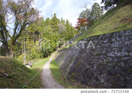Iwamura Castle Ruins in Ena City, Gifu Prefecture Iwamura Castle Ruins in Ena City, Gifu Prefecture 71713140