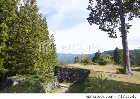 Iwamura Castle Ruins in Ena City, Gifu Prefecture Iwamura Castle Ruins in Ena City, Gifu Prefecture 71713148
