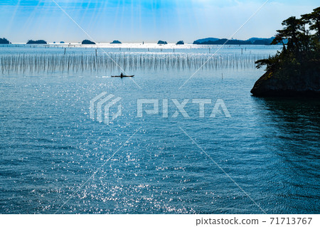 Sea kayaking through Matsushima Bay 71713767