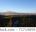 Aerial view of Shibukawa City, Gunma Prefecture 71714850
