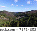 Aerial view of nature in Ogose Town, Saitama Prefecture 71714852