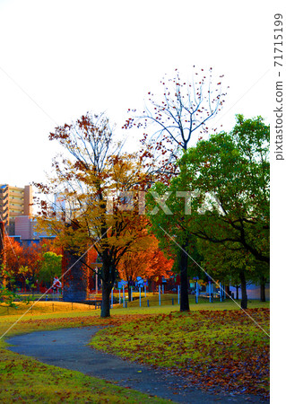 Noritake Garden and Autumn Leaves in Nishi-ku, Nagoya City, Aichi Prefecture, Red Brick Warehouse, Autumn Leaves, Cityscape [November] 71715199