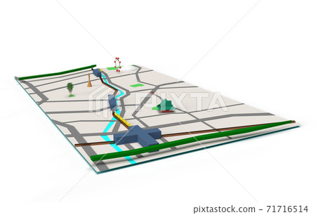 Simple perspective map near Chiyoda Ward and Bunkyo Ward 71716514