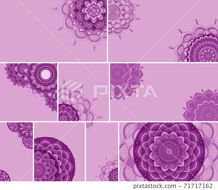 Beautiful colour mandala background 71717162