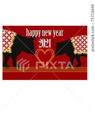 新年賀卡 新年賀卡 71718846