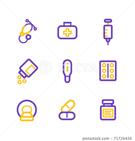 Healthcare, hospital, medical line icons Healthcare, hospital, medical line icons 71726426