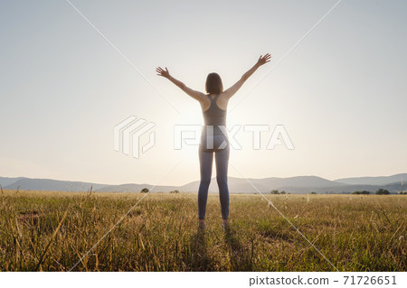 Victory. Feeling positive and full of joy. Victory. Feeling positive and full of joy. 71726651