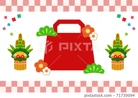 Lucky bag New Year's first sale background material 71730094