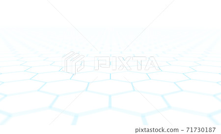 CG Hexagon background material of multiple hexagons lined up CG Hexagon background material of multiple hexagons lined up 71730187