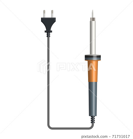 Set of electric soldering irons, vector illustration. Set of electric soldering irons, vector illustration. 71731017