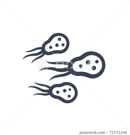 microbes icon on white 71731248