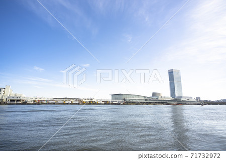 View of Toki Messe from near Minato Pia boarding area View of Toki Messe from near Minato Pia boarding area 71732972