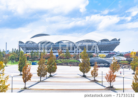 Big Swan Stadium seen from Eco Stadium Big Swan Stadium seen from Eco Stadium 71733132