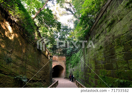 <神奈川縣>在戰爭中被用作軍事要塞的無人島island島 71733582