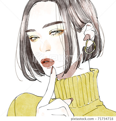 Brown lip 71734718