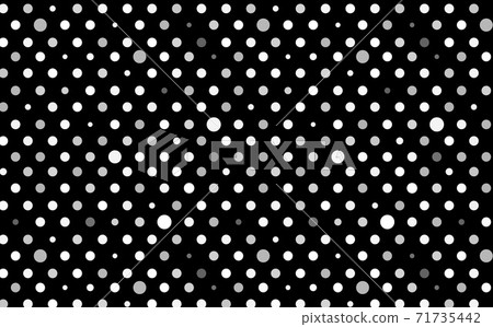 seamless pattern with dots on black background. - Stock Illustration ...