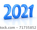New year 2021 71735852