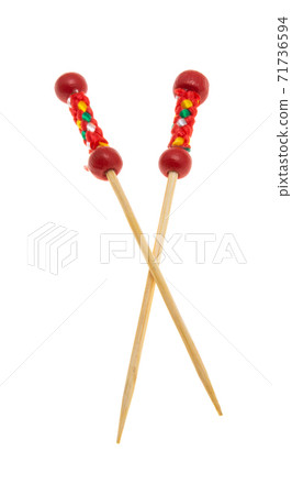 skewers isolated 71736594