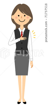 一個穿著可靠制服的女人 一個穿著可靠制服的女人 71737518