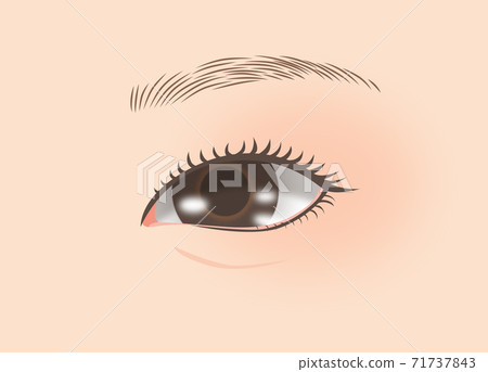 單眼圖（一隻眼睛向上） 71737843