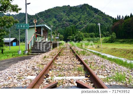 Scenery of each station and its surroundings from Tadami Station on the Tadami Line to Aizu-Kawaguchi Station 71743952