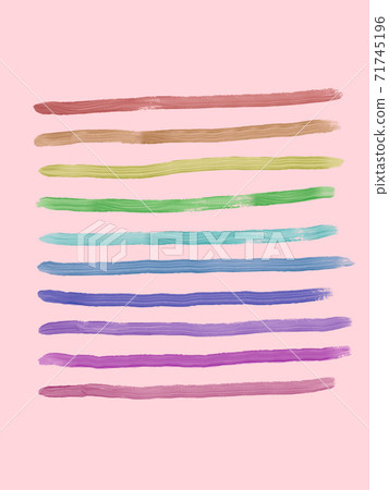 Paint handwritten lines Paint handwritten lines 71745196